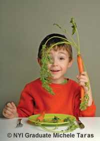 Eat you veggies photo by NYIP Graduate Michele Taras